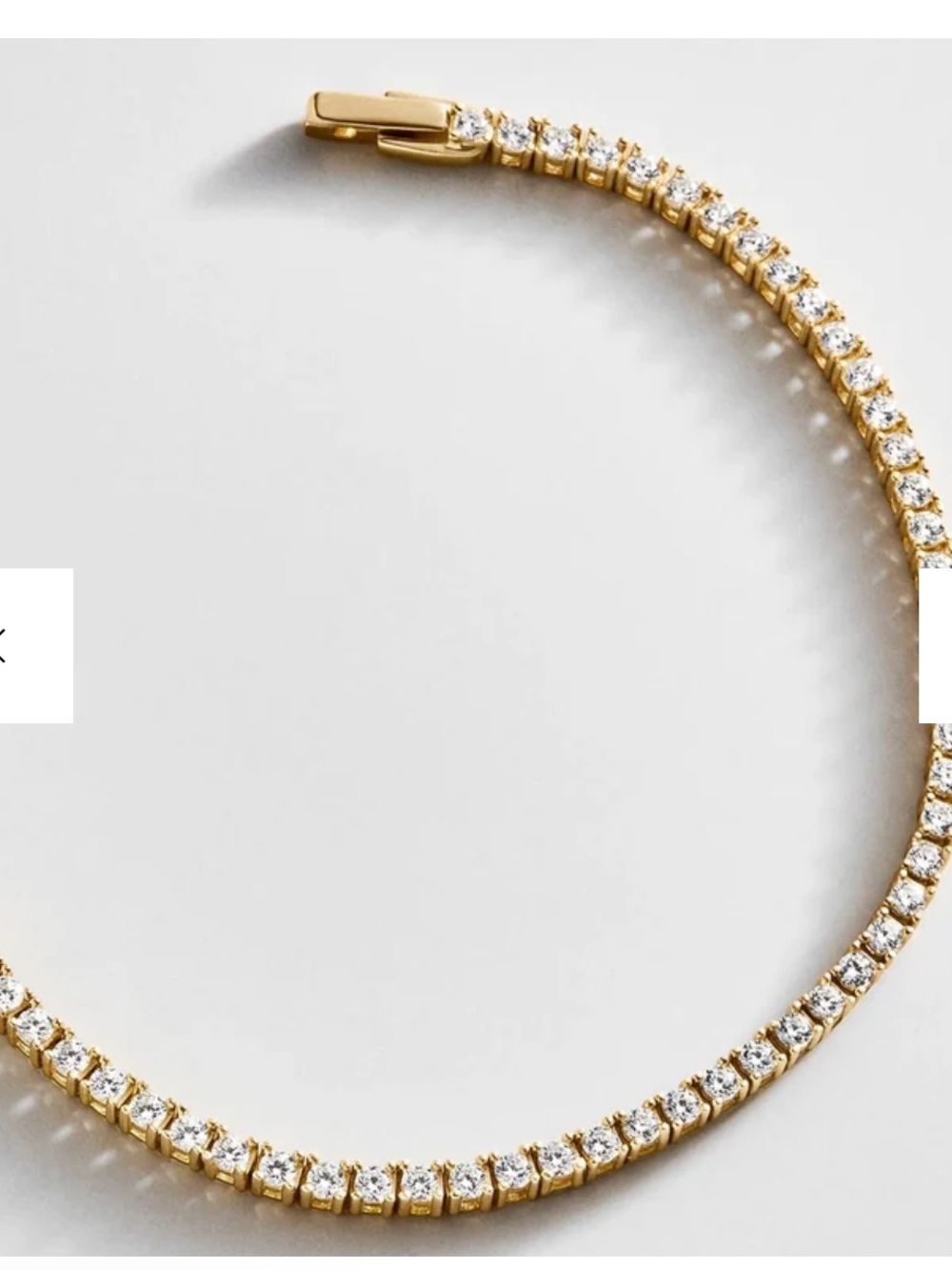 Billie 18K Gold Tennis Bracelet